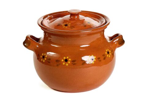 Mexican Traditional Clay Bean Pot